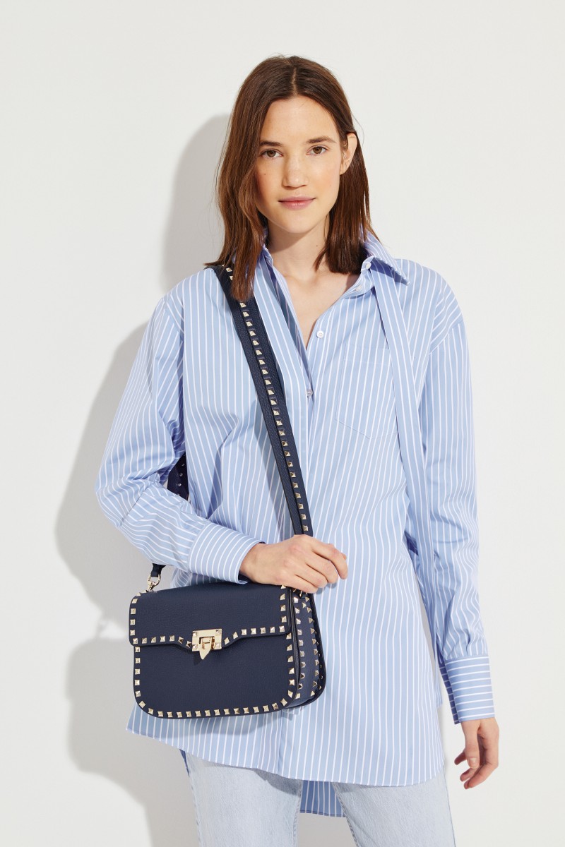 Umhängetasche 'Rockstuds' Blau