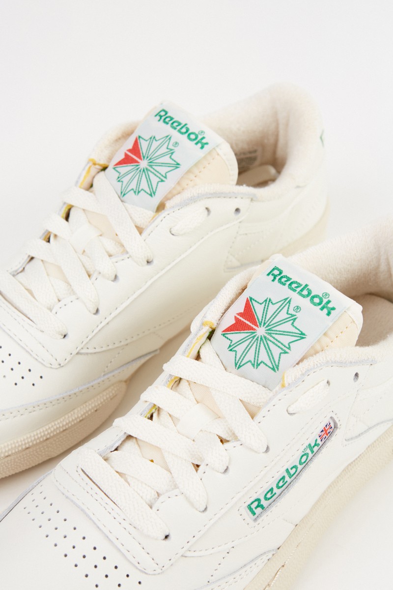 Sneaker 'Club C 1985' Crème/Grün