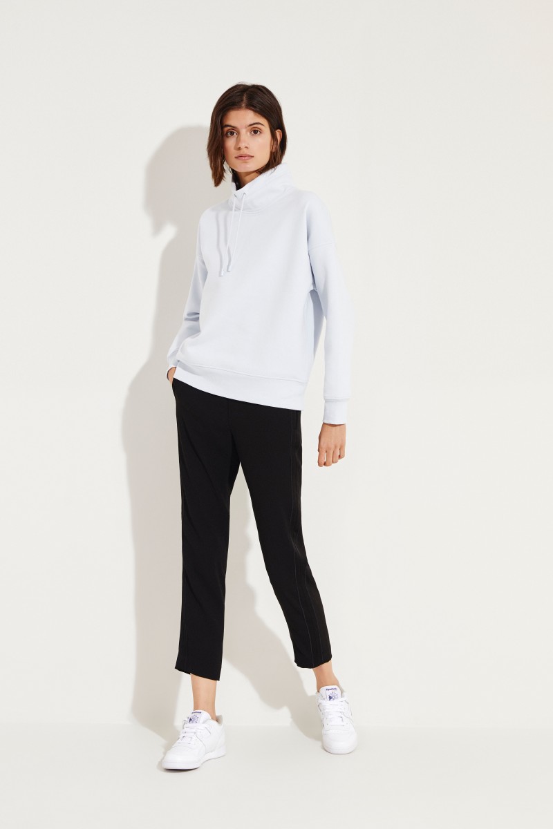 Baumwoll-Sweatshirt Blau