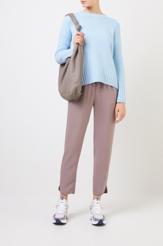 Iris von Arnim Cashmere Pullover 'Cielo' Hellblau
