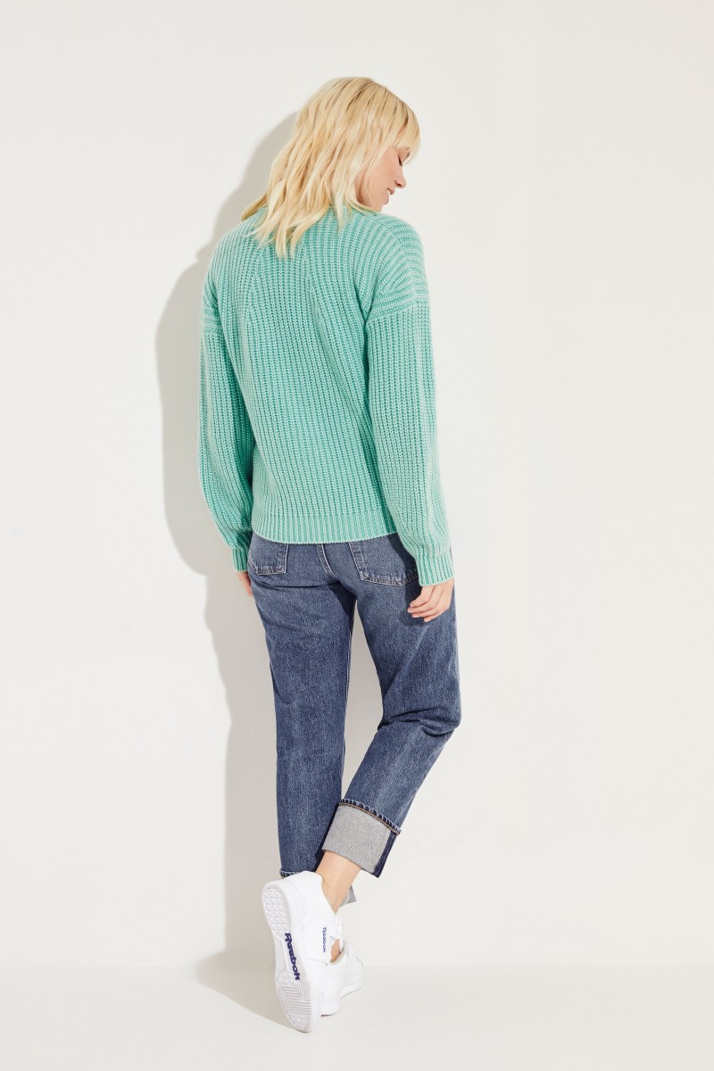 Cashmere-Cardigan 'Maxine' Grün