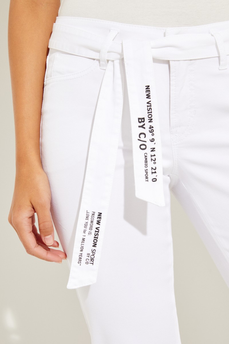 Jeans 'Scout Cropped' Weiß