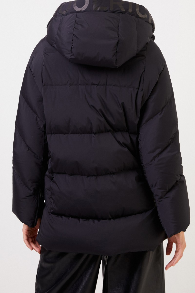 Woolrich Daunenjacke 'Aurora' mit Kapuze Schwarz