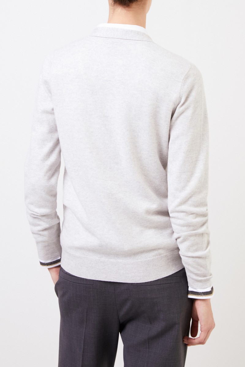 Brunello Cucinelli Cashmere Cardigan Hellgrau
