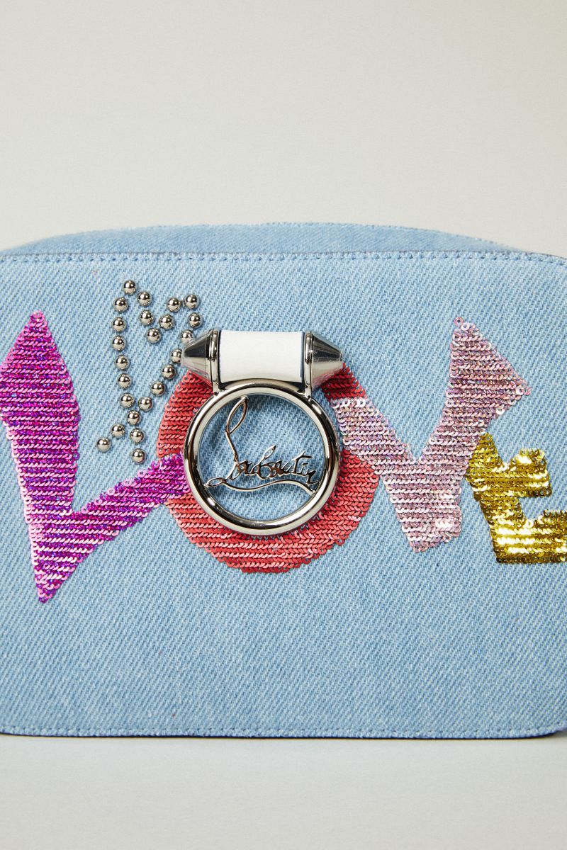 Umhängetasche 'Rubylou Mini Love' Denim
