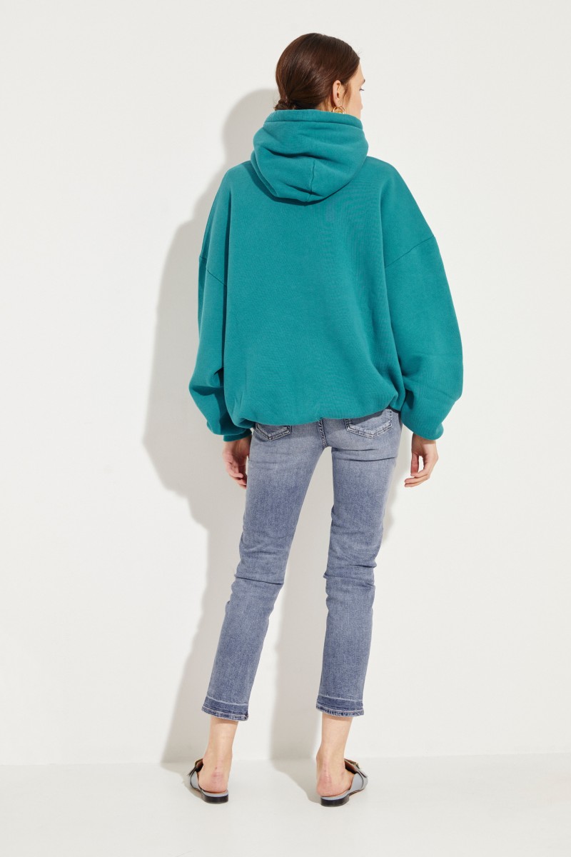 Sweatshirt mit Kapuze Grün