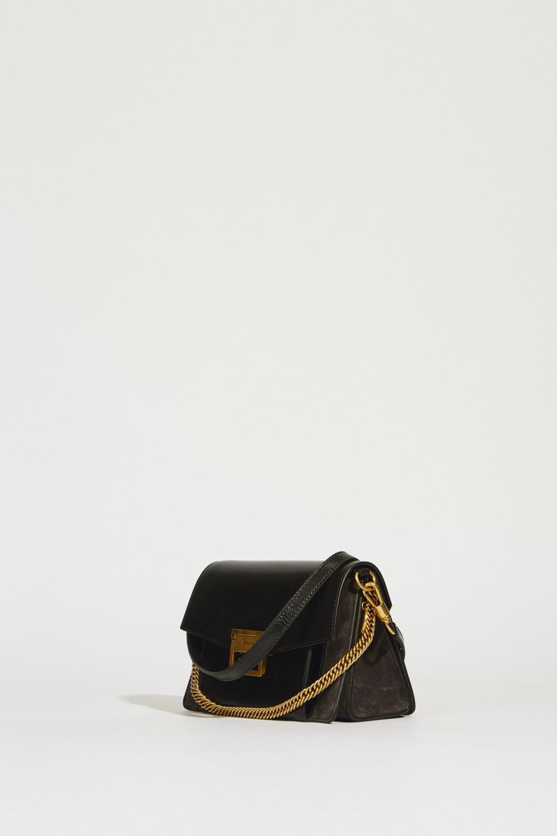 Givenchy Umhängetasche 'GV3 Small' Schwarz/Grau