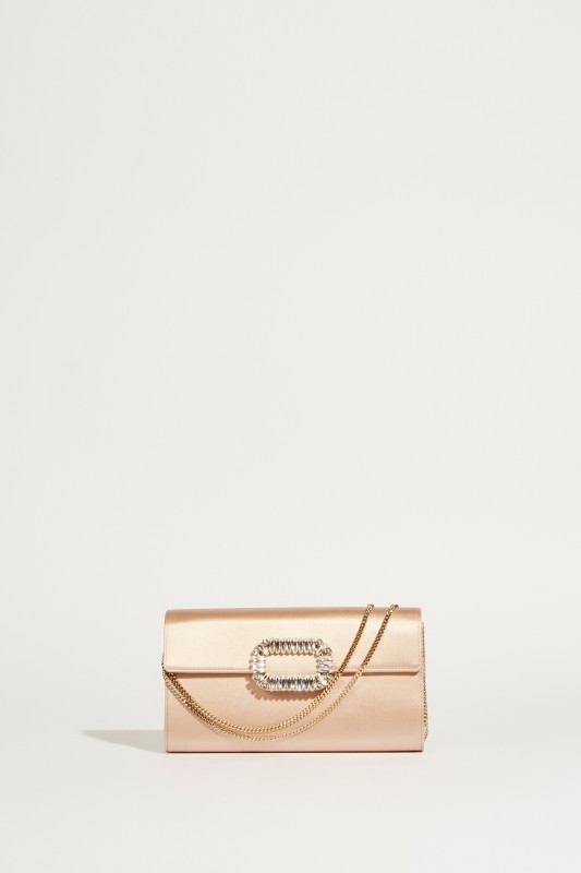 Satin-Clutch 'Envelope Flap' Rosé