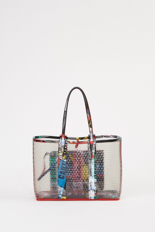 Christian Louboutin Shopper mit Nietendetails 'Cabata Small' Multi