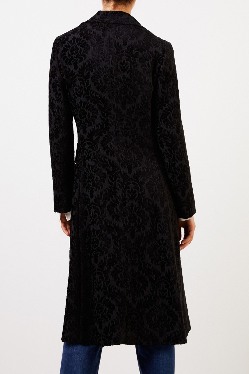 Etro Jacquard-Mantel Schwarz