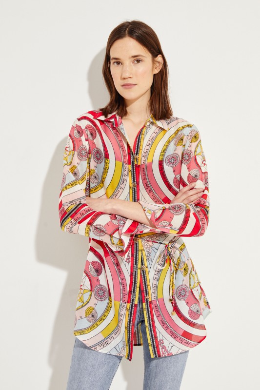 Gemusterte Bluse 'Brigitte' Multi