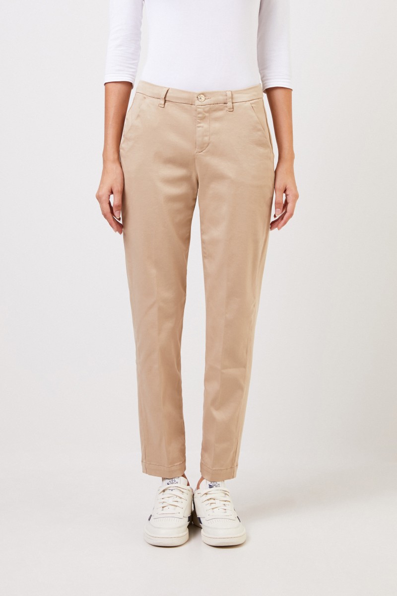 7 for all mankind Klassische Chino-Hose Beige