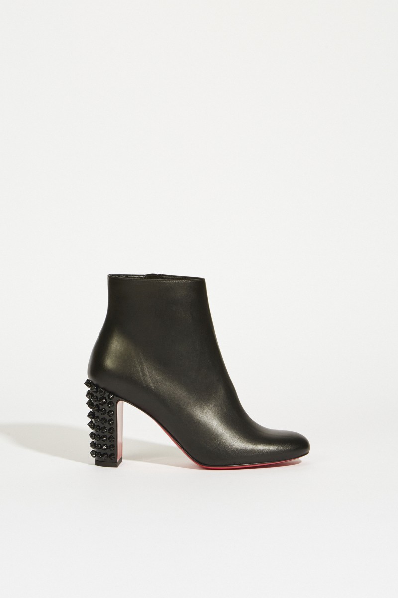 Stiefelette mit Nietendetails 'Suzi Folk' Schwarz