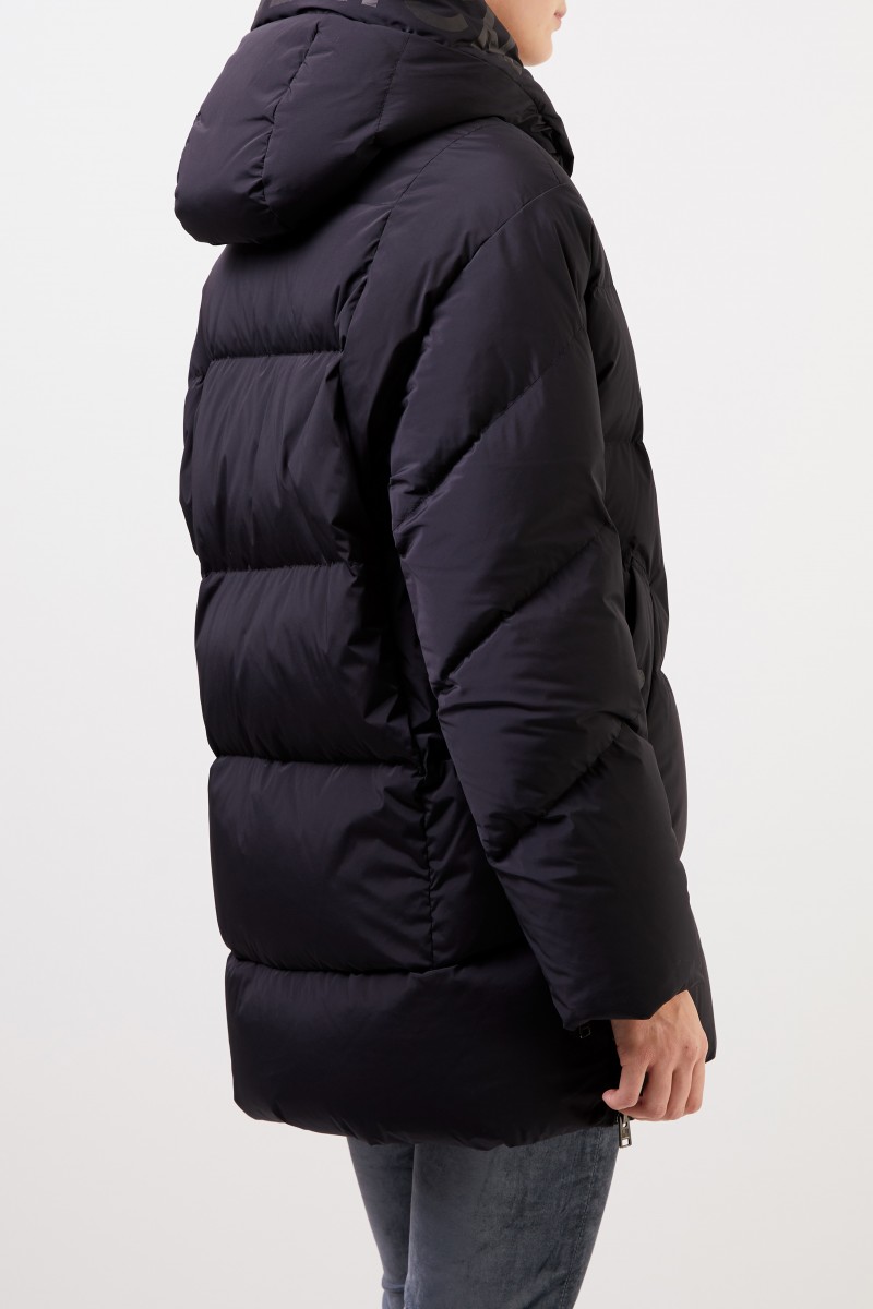 Woolrich Daunenjacke 'Aurora' mit Kapuze Schwarz