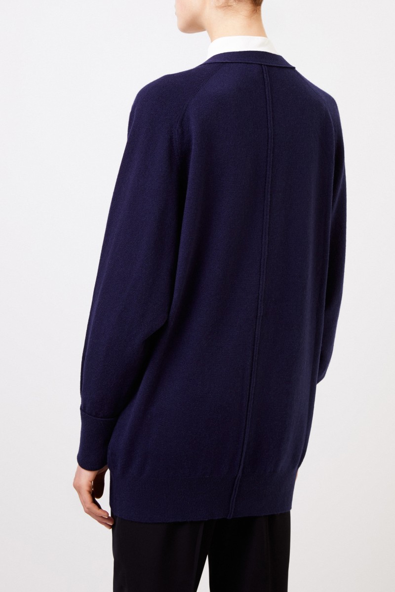Chloé Cashmere Cardigan Marineblau