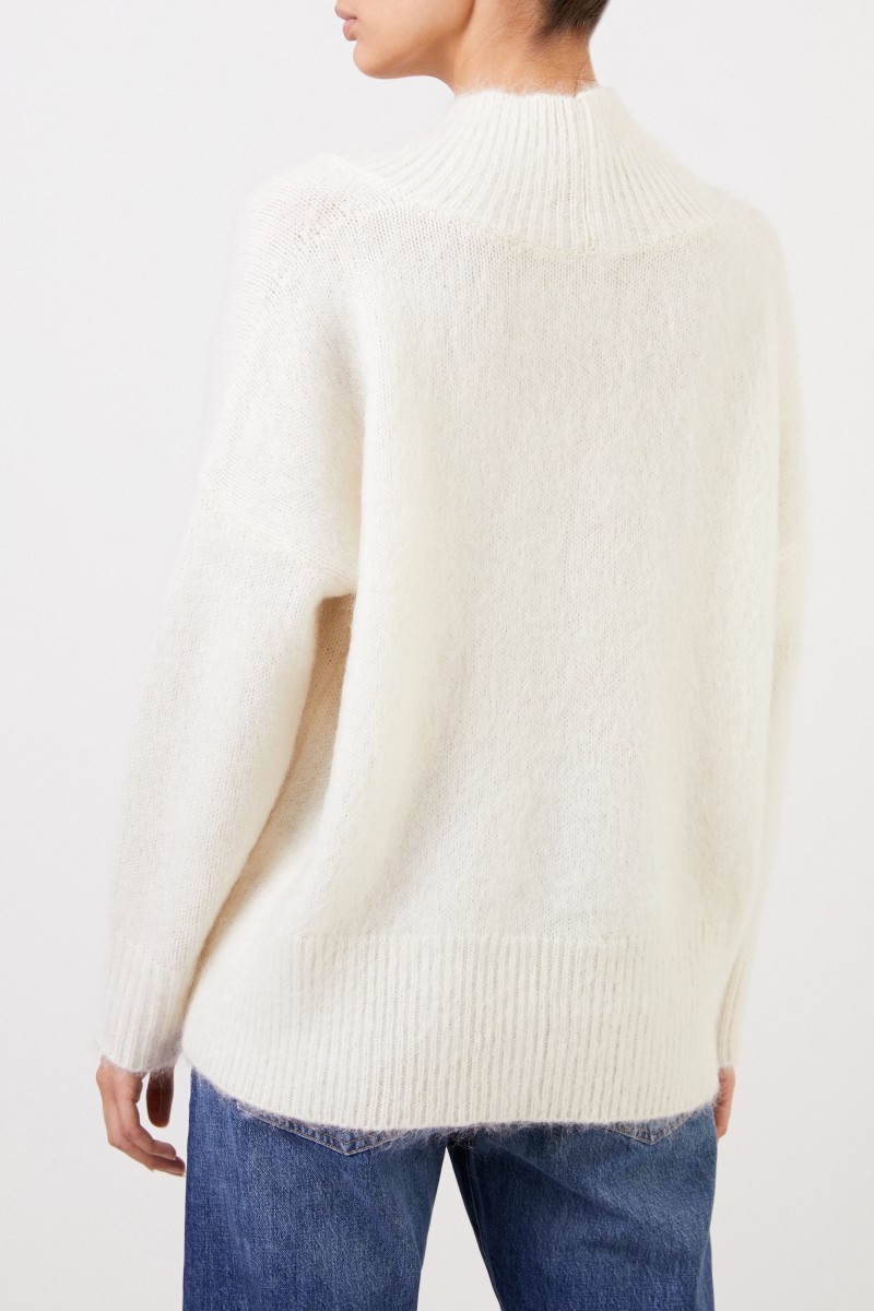 Woll-Cashmere Pullover Crème