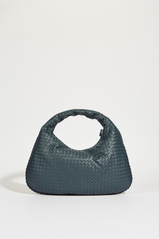 Geflochtener Shopper 'Veneta Hobo Big' Blau