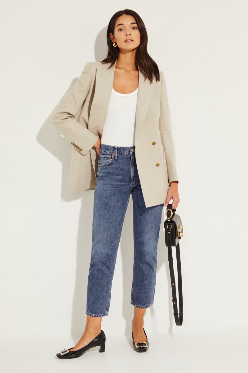 Jeans 'Cigarette' Blau