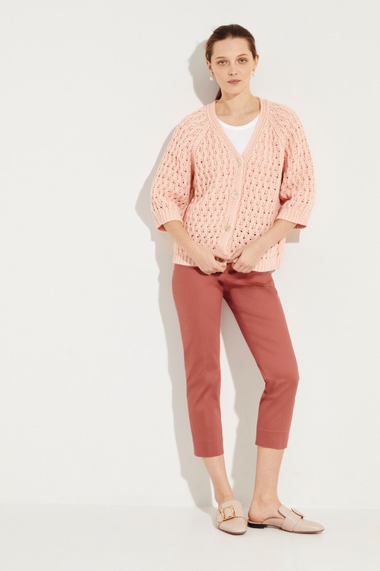 Woll-Cashmere-Cardigan 'Paraguay' Rosé