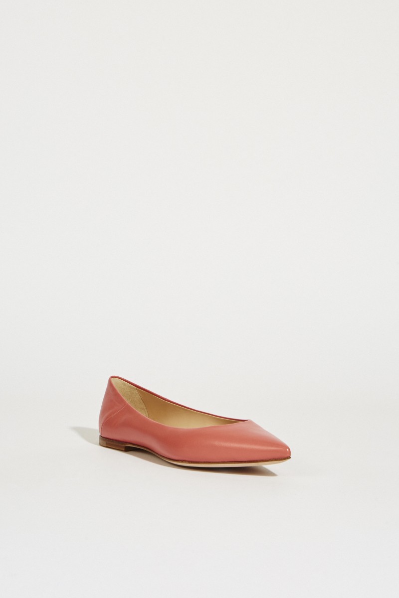 Spitzer Leder-Flat Coral