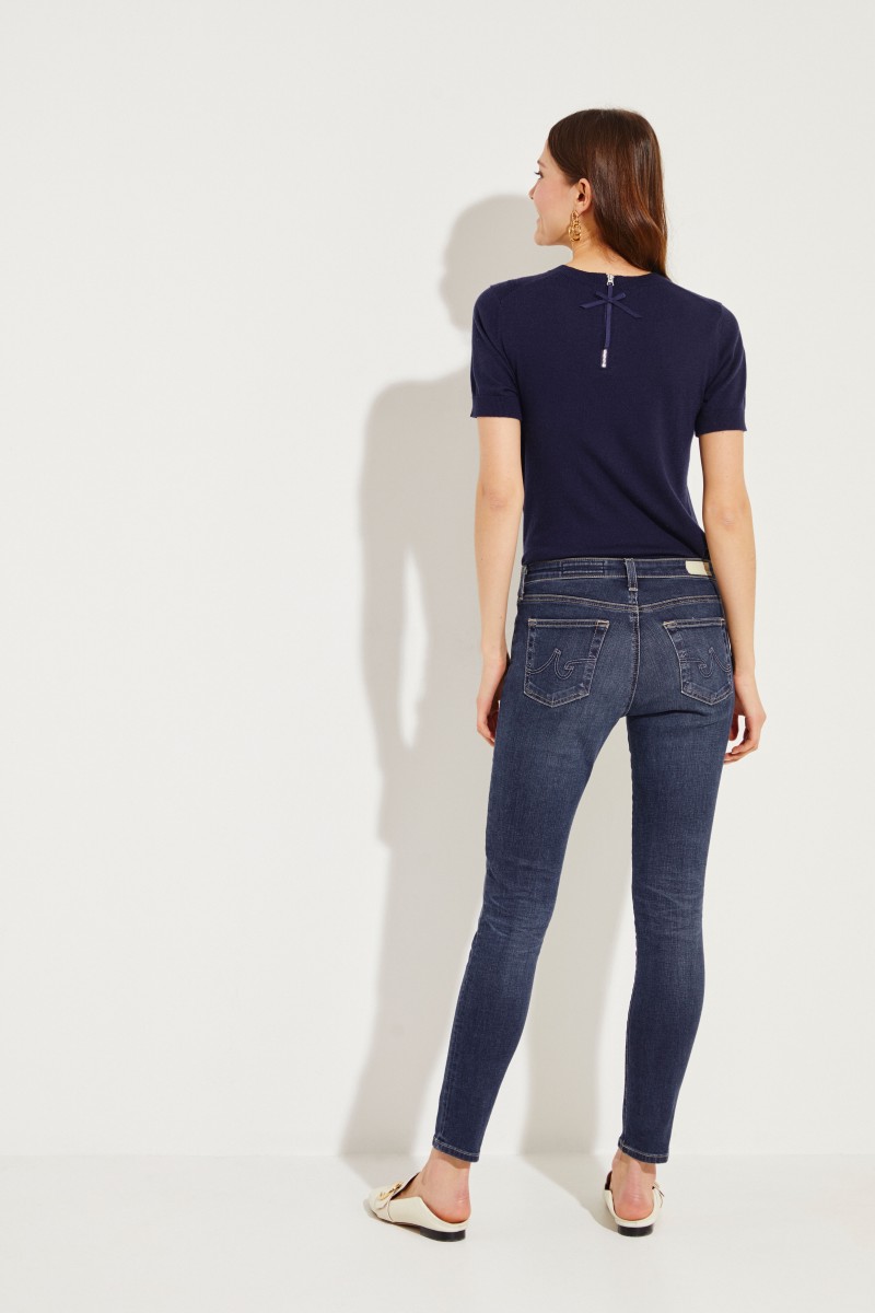 Skinny-Jeans 'The Legging Ankle' Blau
