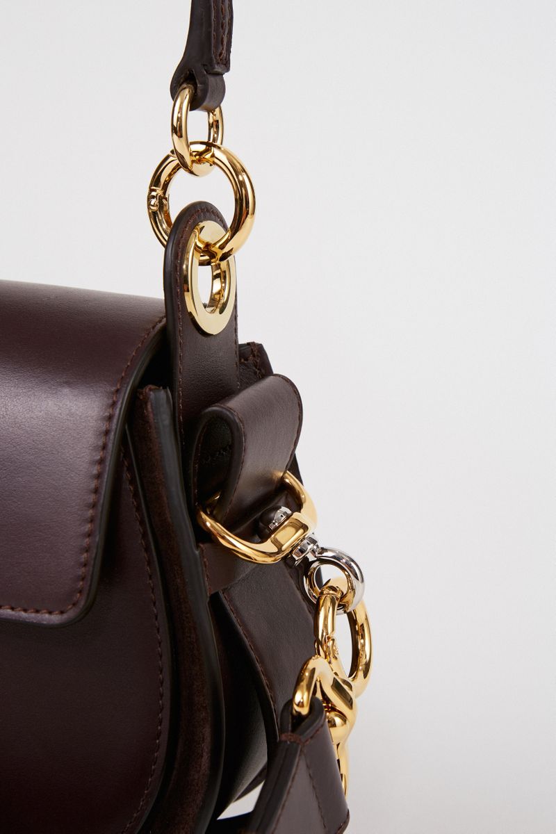 Umhängetasche 'Tess Small' Black Raisin