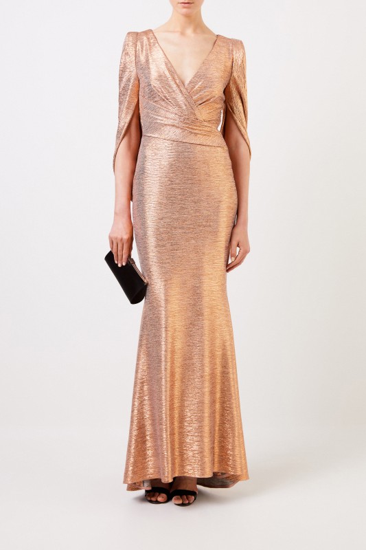 Talbot Runhof Abendkleid 'Rosin12' Gold