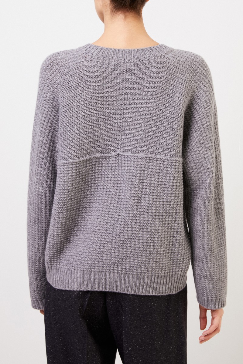 Iris von Arnim Cashmere-Pullover 'Saliano' Grau