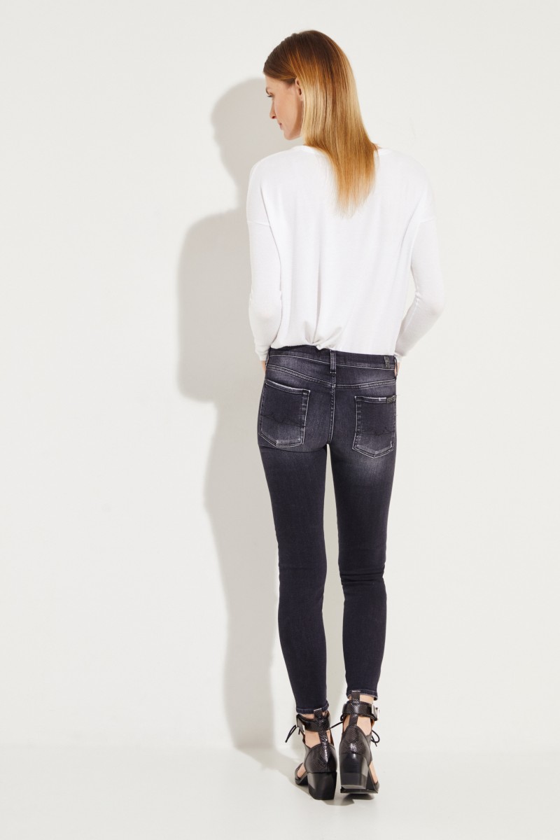 Skinny Jeans 'The Skinny Crop' Anthrazit