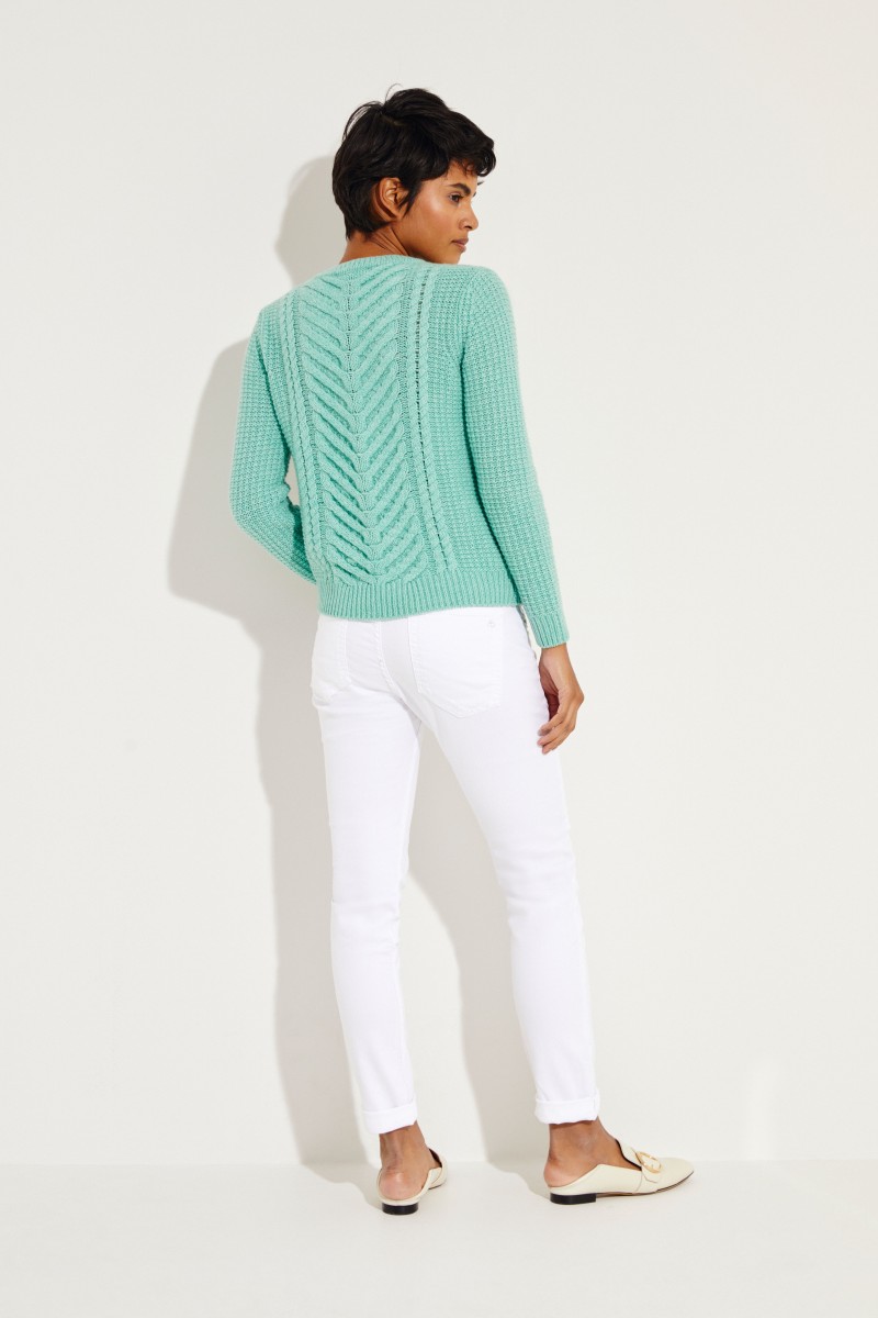 Cashmere-Pullover 'Beverly' Minze