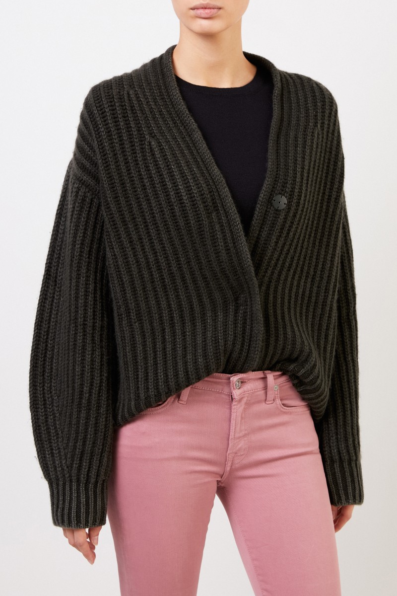 Cashmere-Cardigan 'Sinja' Grün