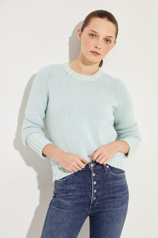Cashmere-Pullover 'Mariella' Grün