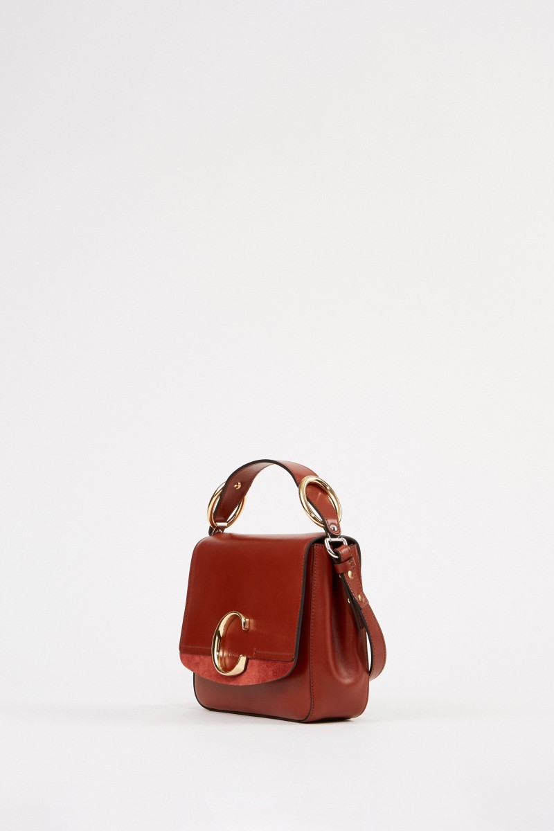 Chloé Tasche 'Chloé C Small' Sepia Brown