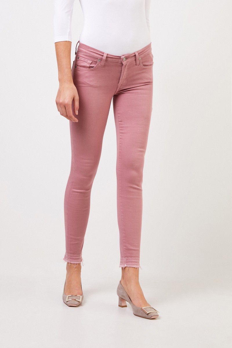 Skinny-Jeans 'Skinny Cropped' Rosneholz