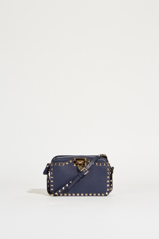 Umhängetasche 'Rockstud Camera Bag' Marineblau