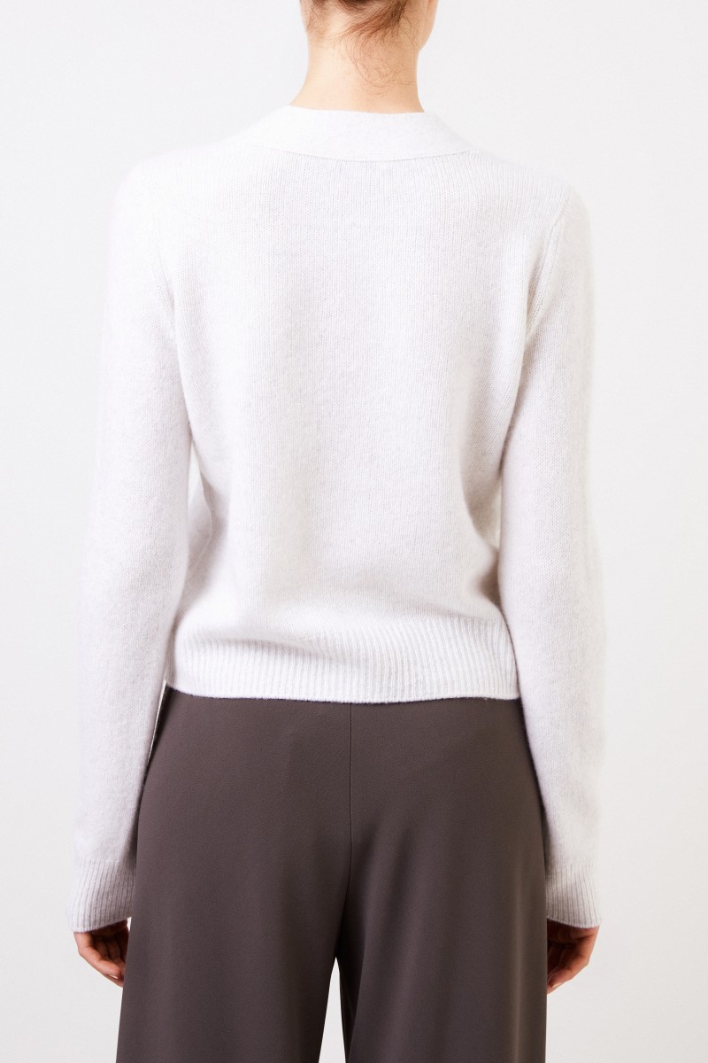 Cashmere Cardigan Weiß