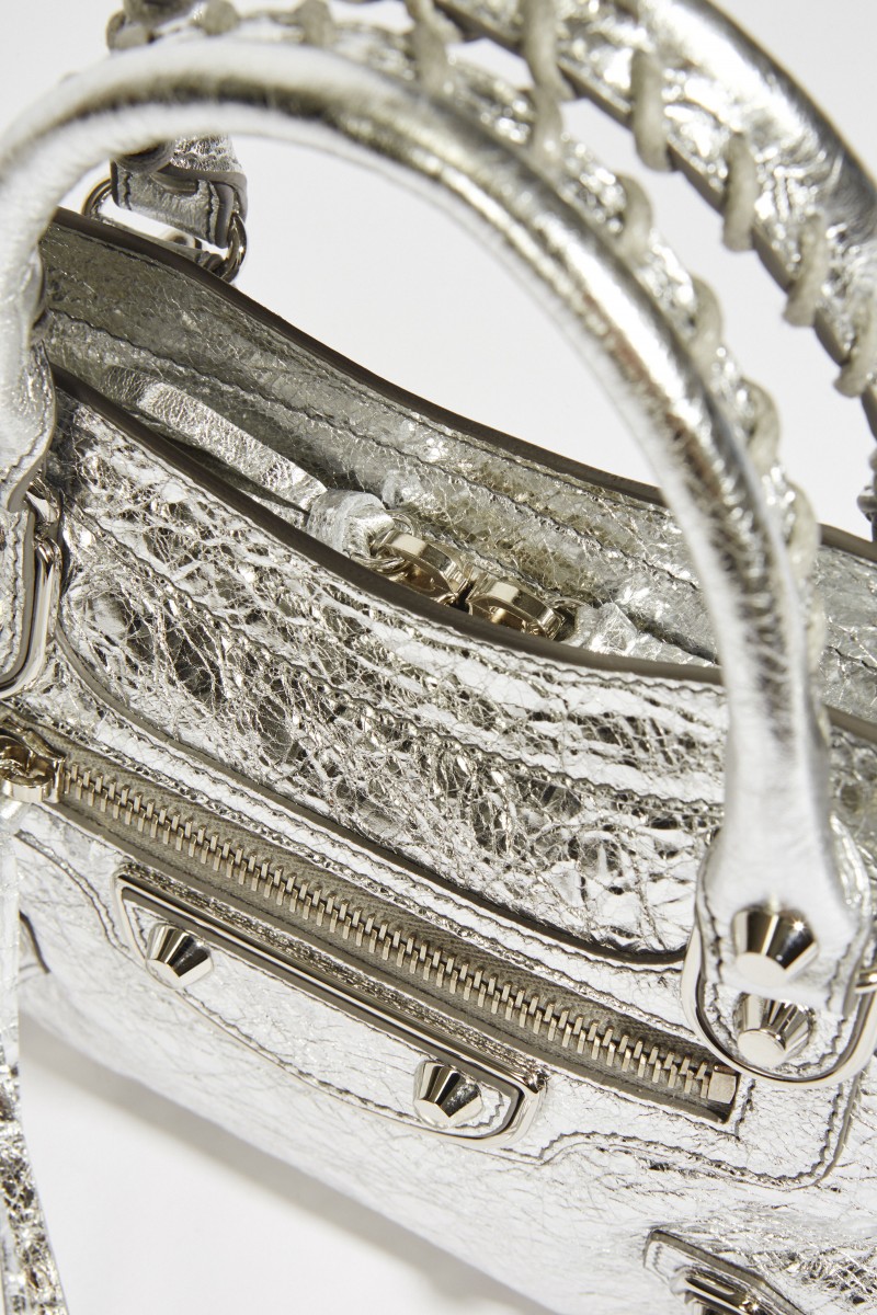 Tasche 'City Motorcycle' Silber