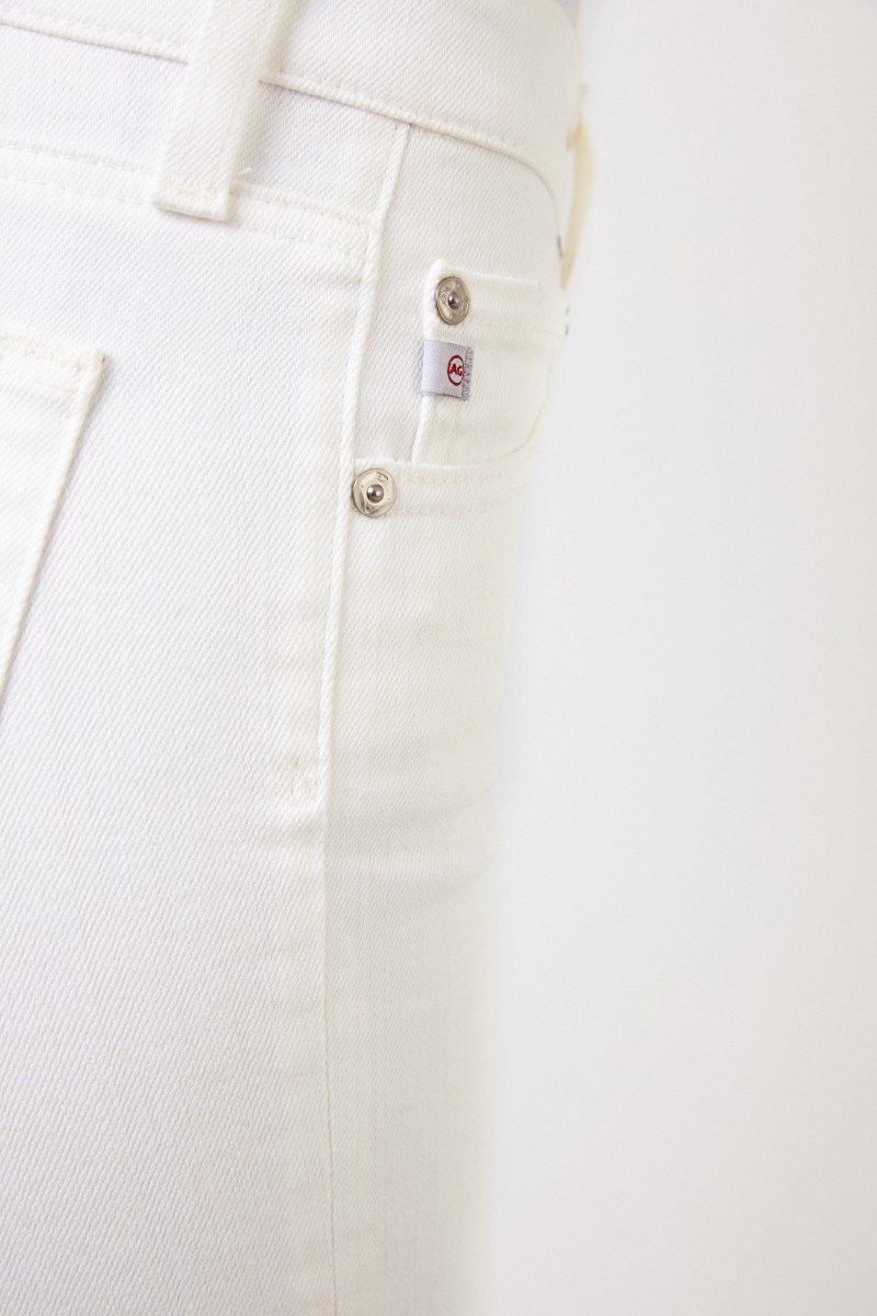 AG Jeans Highrise-Jeans 'The Mari' Weiß