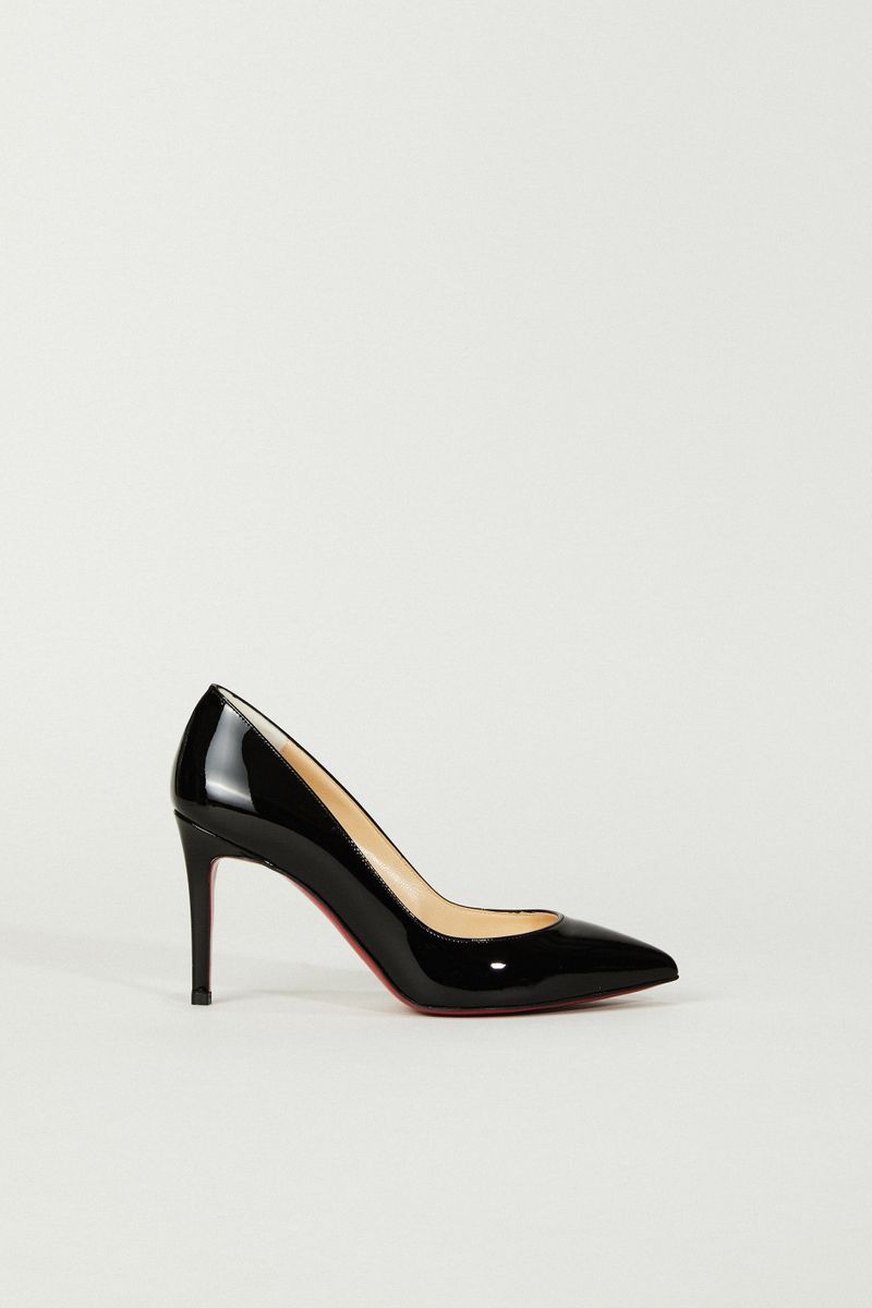 Lackleder-Pump 'Pigalle 85' Schwarz
