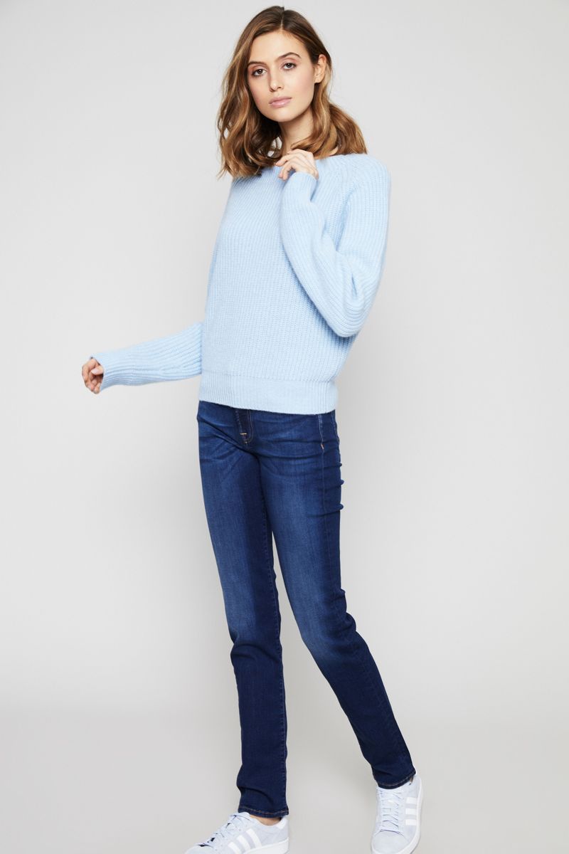 Skinny 'Mid Rise Roxanne' Dunkelblau