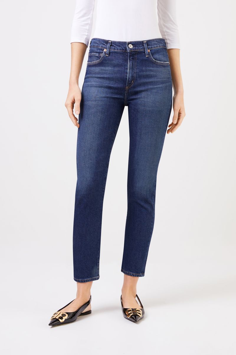 Citizens of Humanity Skinny Jeans 'Harlow' Blau