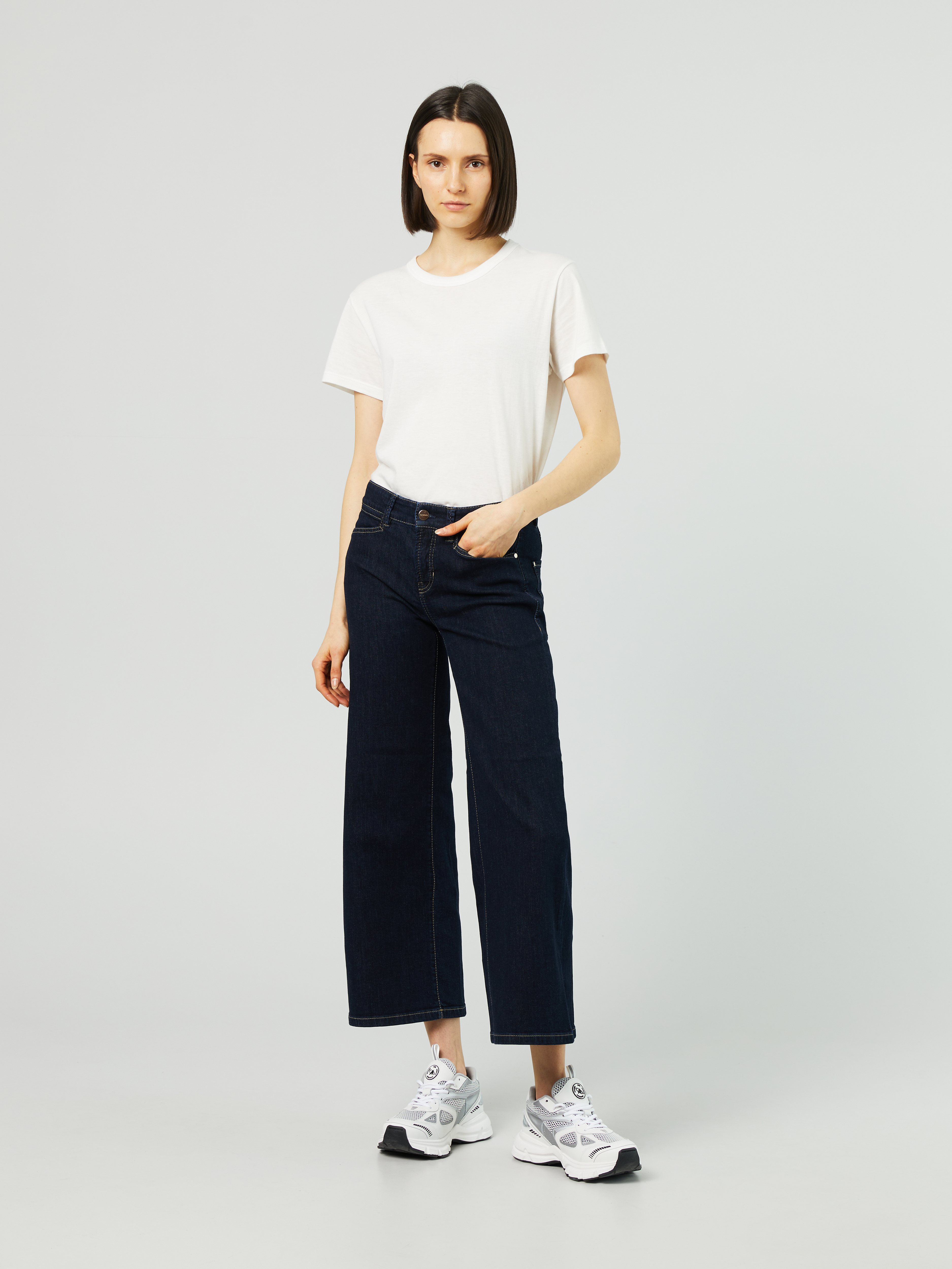 Cambio Jeans 'Christie' Navy Blue | Cropped Jeans