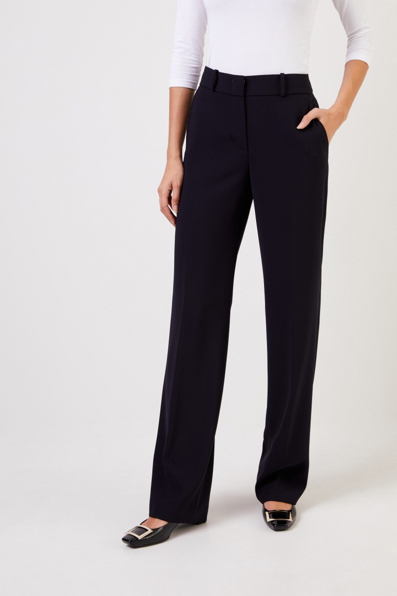 Klassische Hose Marineblau