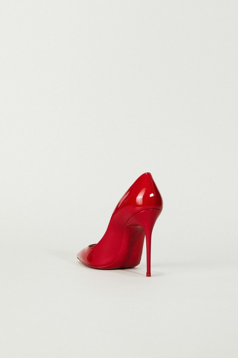 Lackleder-Pump 'Decollete 100' Rot