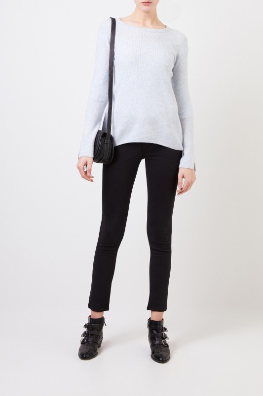 AG Jeans Cigarette Leg Jeans 'The Prima' Schwarz