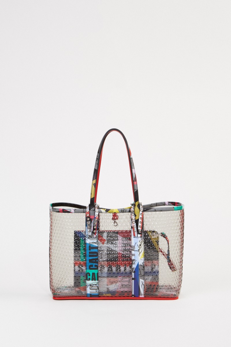 Christian Louboutin Shopper mit Nietendetails 'Cabata Small' Multi