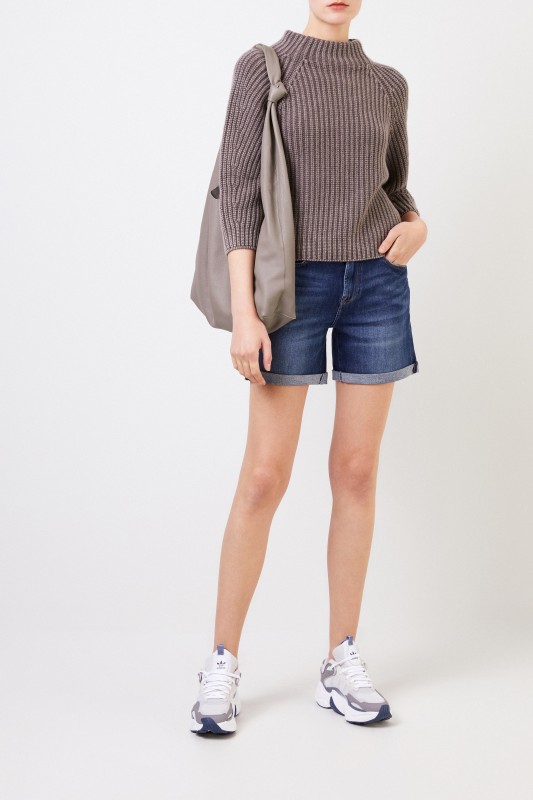 7 for all mankind Klassische Jeans-Shorts Blau