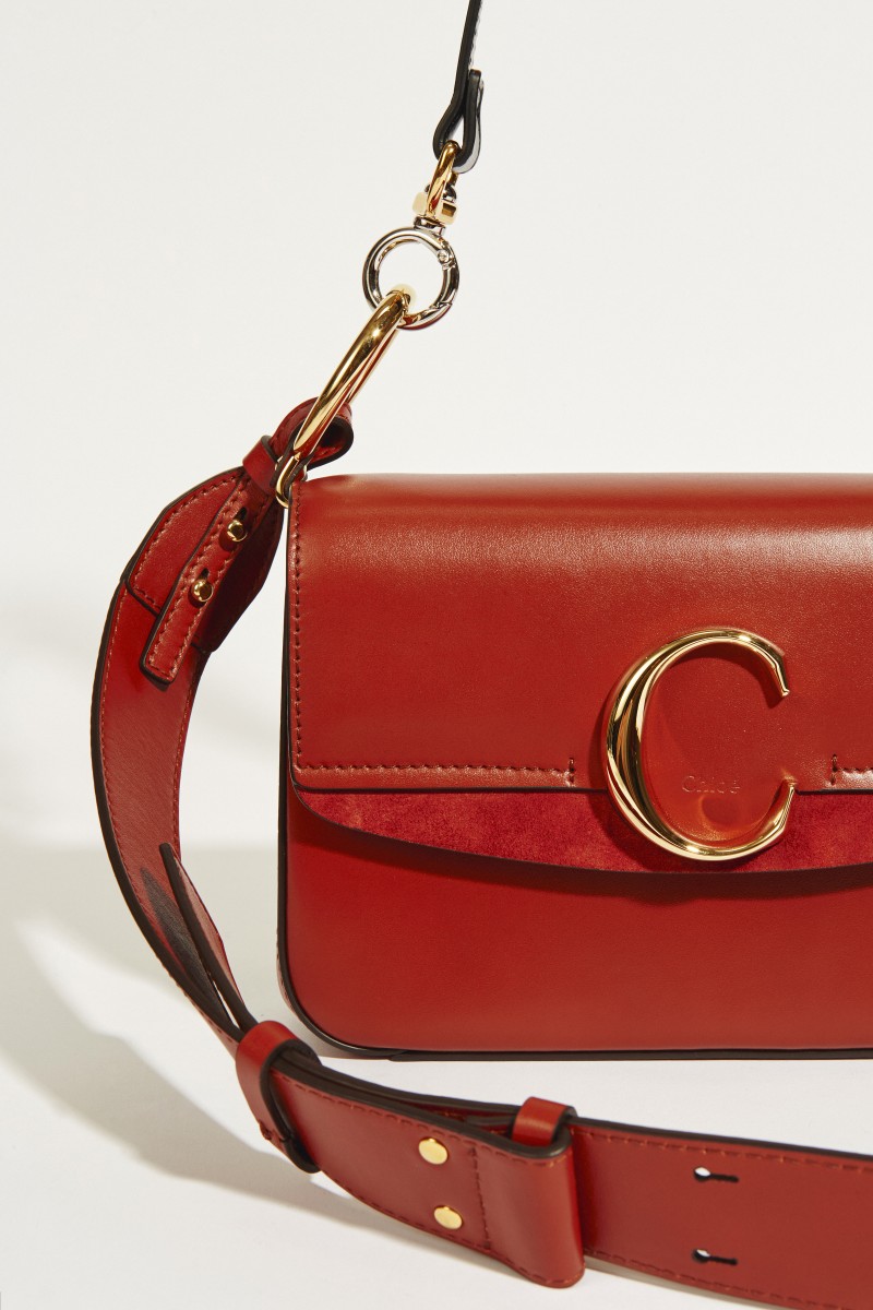 Tasche 'Chloé C Small' Sepia Brown