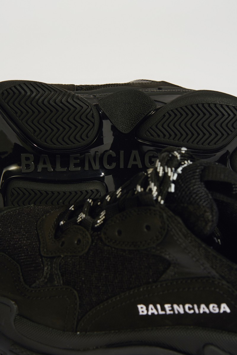 Sneaker 'Triple S' Schwarz