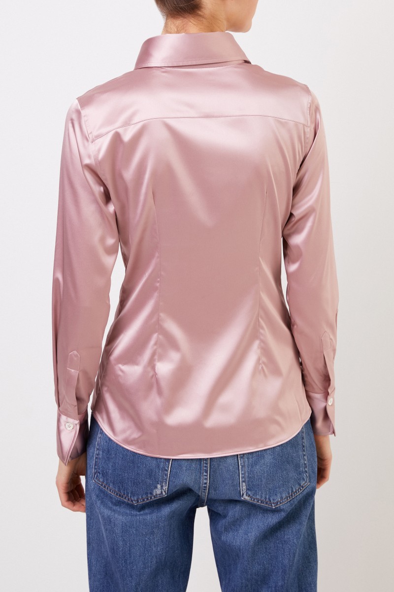 Robert Friedman Bluse 'Jonies' mit Glanz Rosé
